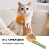 Pet Pumpkin Brush, Pet Grooming Self Cleaning Slicker Brush For Dogs Cats Puppy Rabbit, Cat Brush Grooming Gently Removes Loose Undercoat