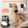 Dog Grooming Kit, Pet Hair Vacuum and Dog Dryer with 5 Pet Grooming Tools, 600w Dog Grooming Vacuum with 3L Dust Cup Dog Clippers