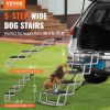 VEVOR Dog Stair for Cars 5-step Folding Dog Steps Aluminum Loads up to 150 lbs