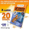 Heavy Duty Cat Scratch Deterrent Furniture Protectors for Sofa Doors Clear Couch Protectors 20 Sheets